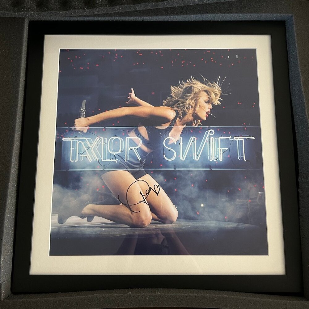 Signed and Framed Taylor Swift Lithograph